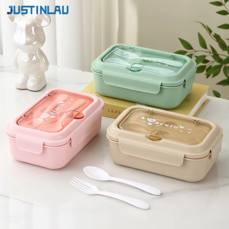 Food Storage Drawer Organizer - JUSTINLAU Lunch Box Portable for Children