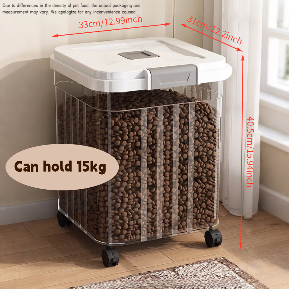 Food Storage Food Safety - 1 X 15kg Large-Capacity Pet Food