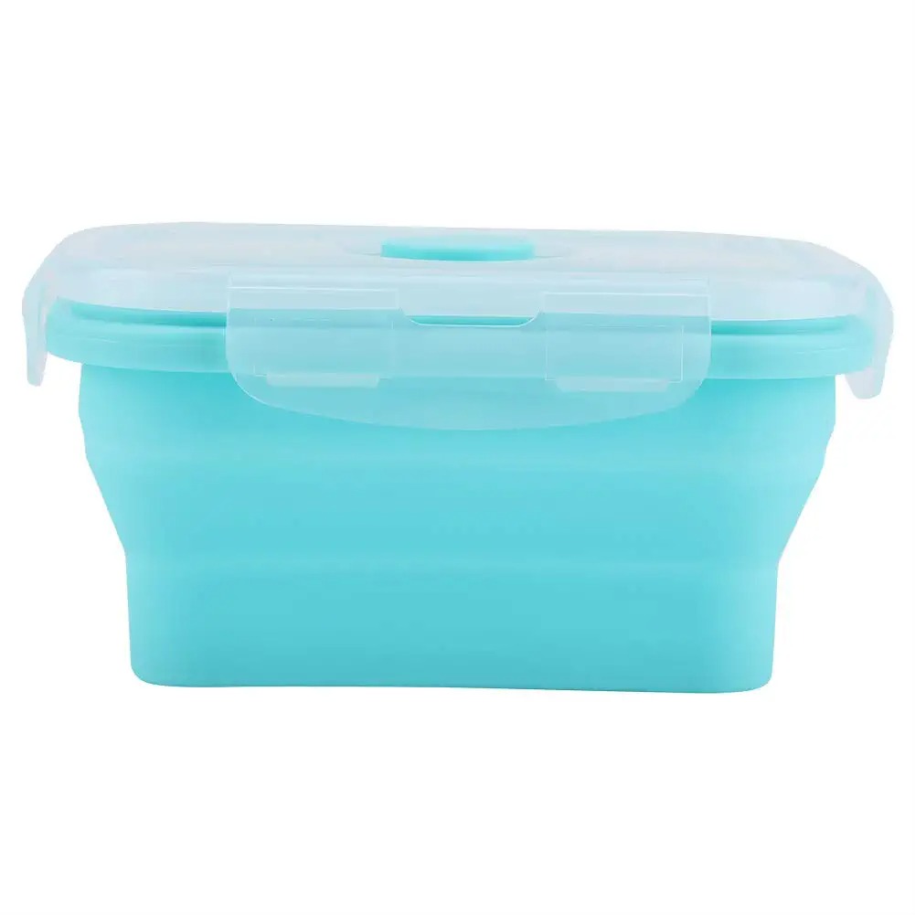 Food Storage Drawer Organizer - 4 Sizes Collapsible Silicone Food Container