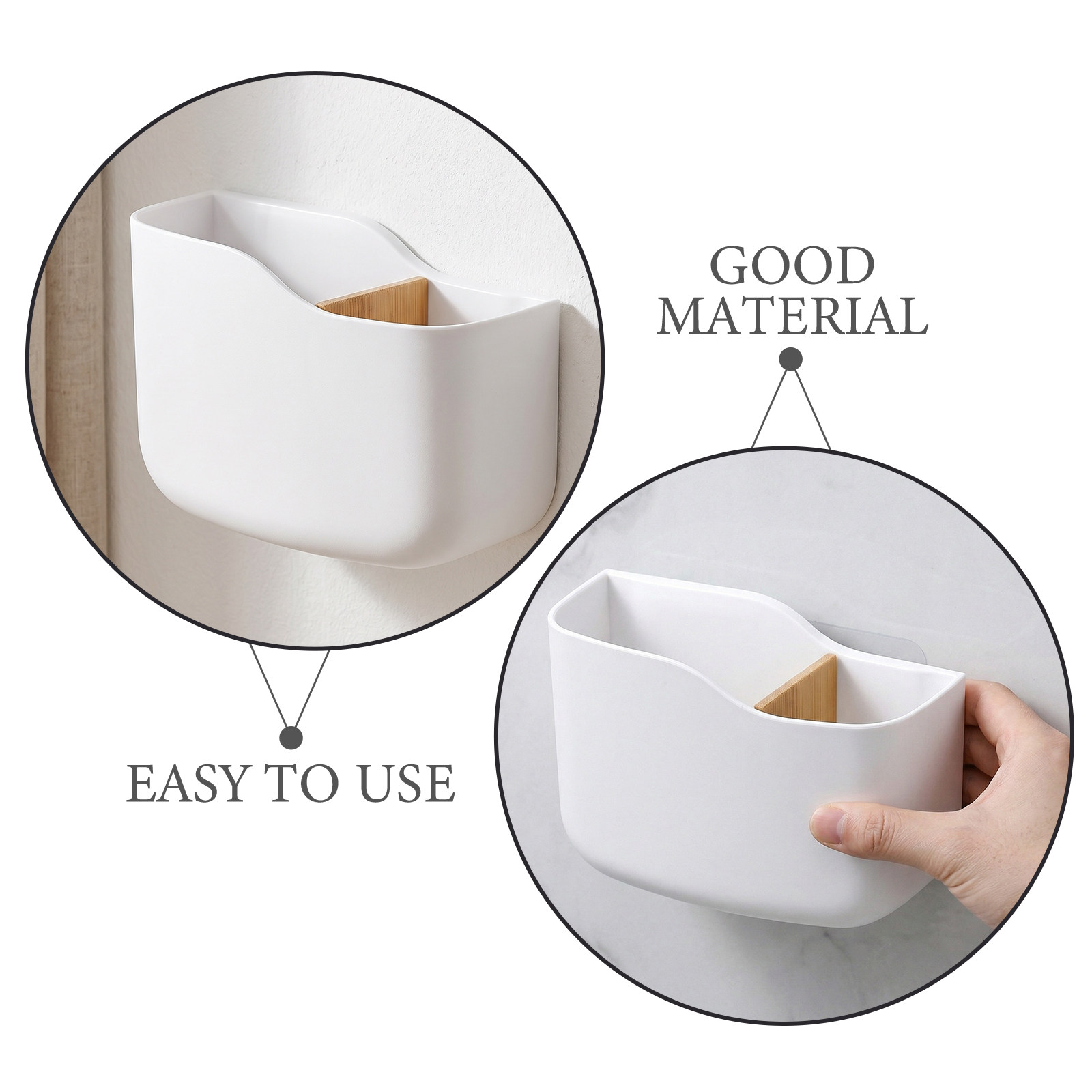 3Pcs Remote Control Holder Wal - огляд і ціна Food Storage Box Plastic