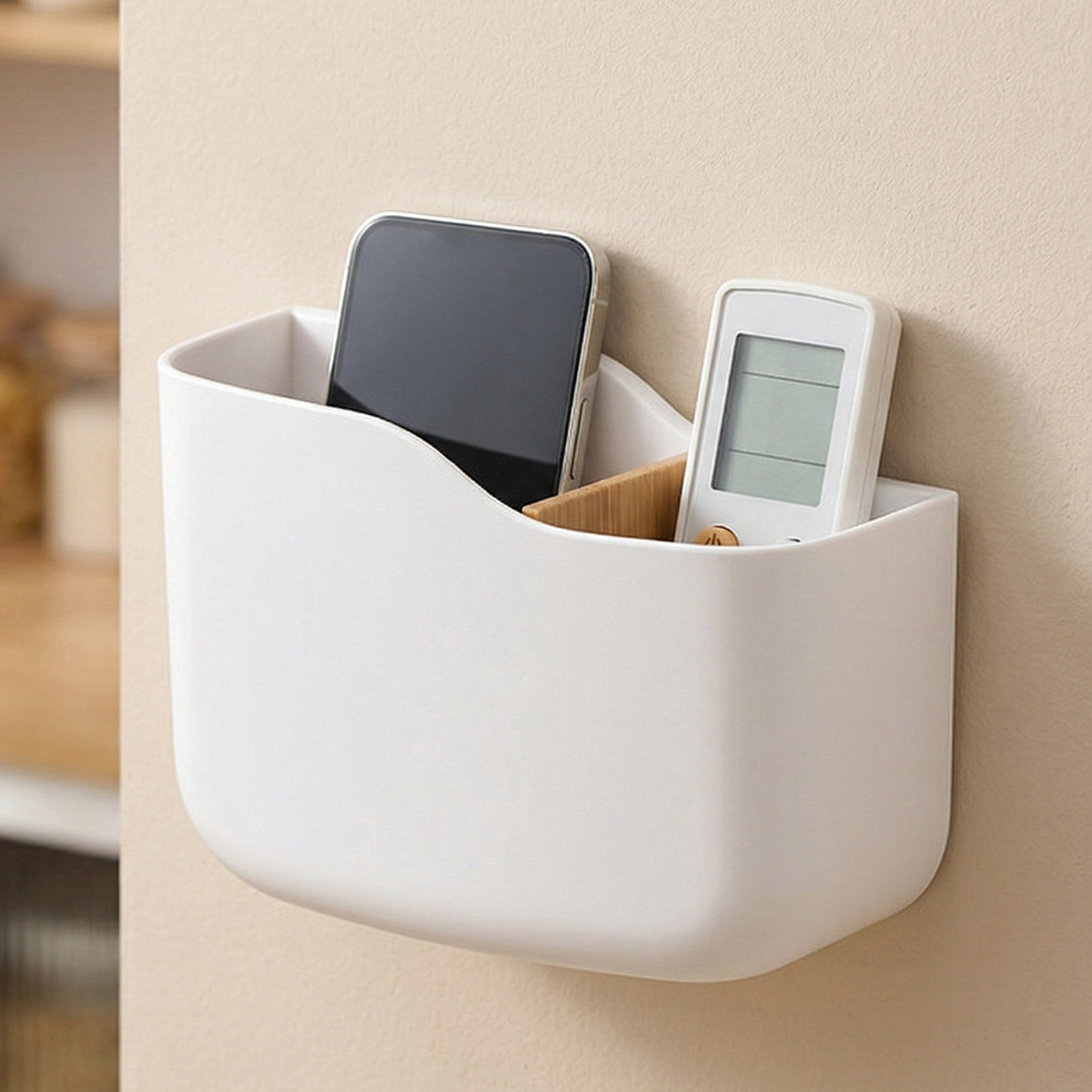 3Pcs Remote Control Holder Wal - огляд і ціна Food Storage Box Plastic