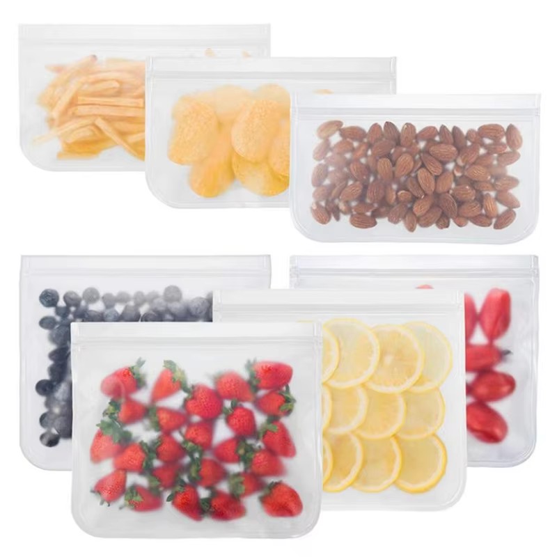 1/2/3/4pcs Silicone Food Stora - огляд і ціна Food Storage Silicone Bags