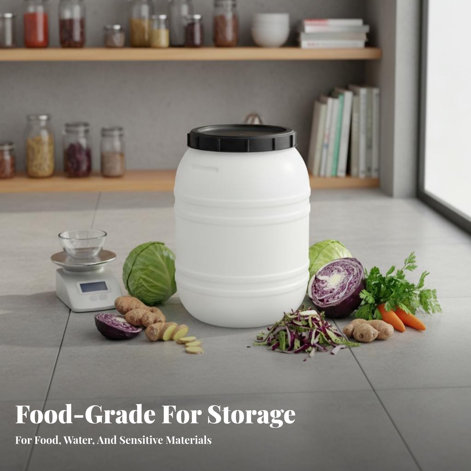 Food Grade Plastic Barrel Airt - огляд і ціна Food Storage With Lids