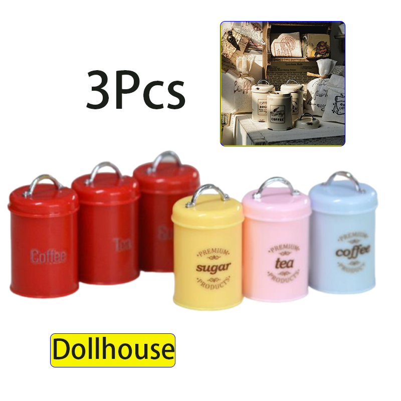 3Pcs Miniature Dollhouse Mini  - огляд і ціна Food Storage Is