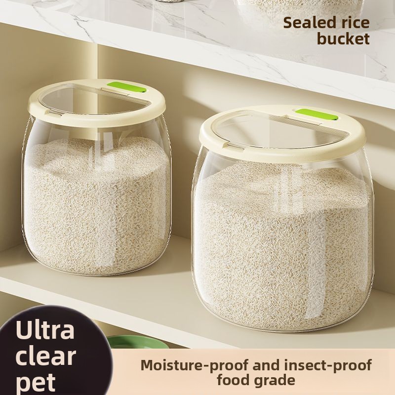Household Rice Bucket Sealed a - огляд і ціна Food Storage Acrylic Containers