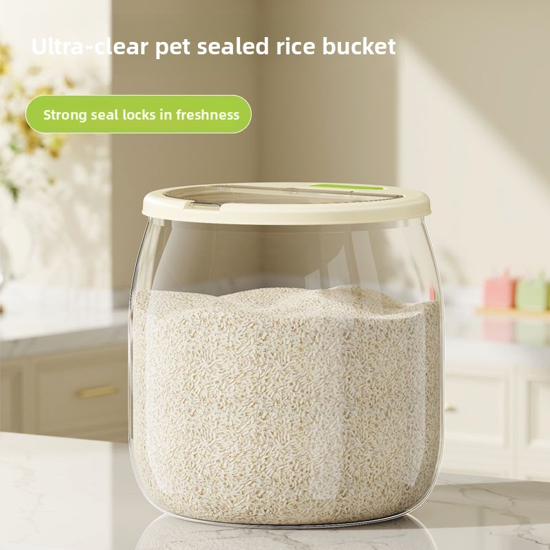 Household Rice Bucket Sealed a - огляд і ціна Food Storage Acrylic Containers