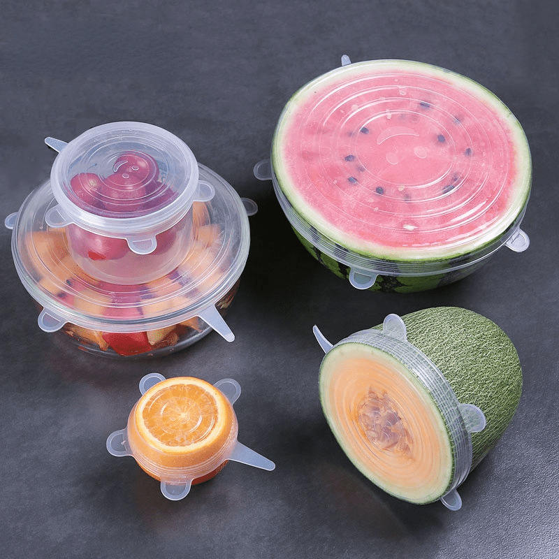 6pcs Reusable Silicone Stretch - огляд і ціна Silicone Stretch Lid