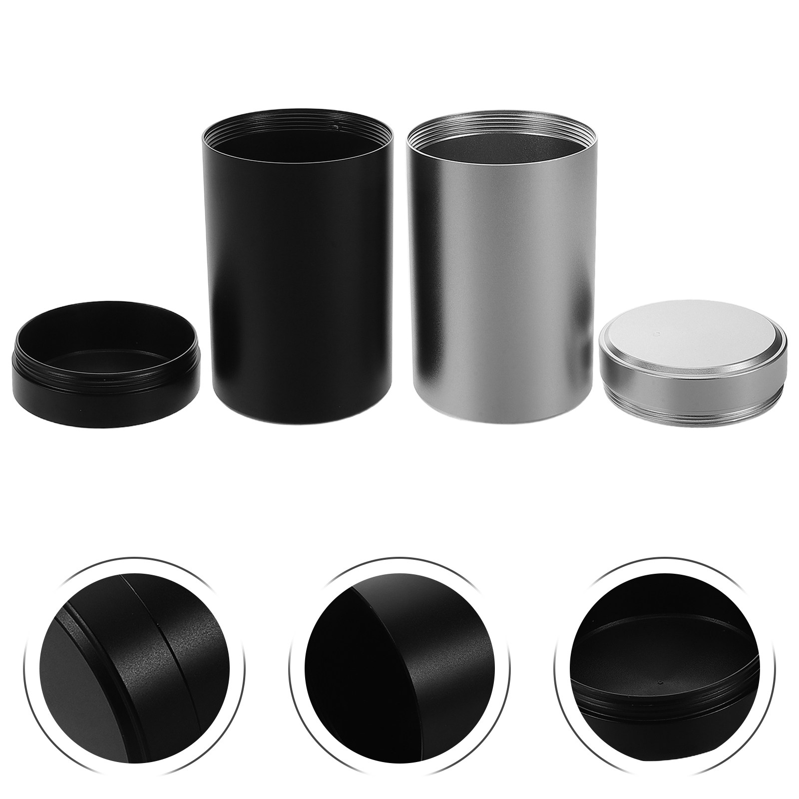 2Pcs Metal Jar Set Aluminum Al - огляд і ціна Food Storage And Container
