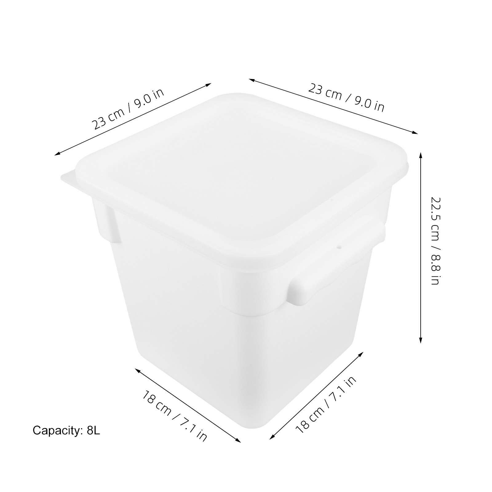 Square Plastic Food Storage Co - огляд і ціна Food Storage Freezer Containers