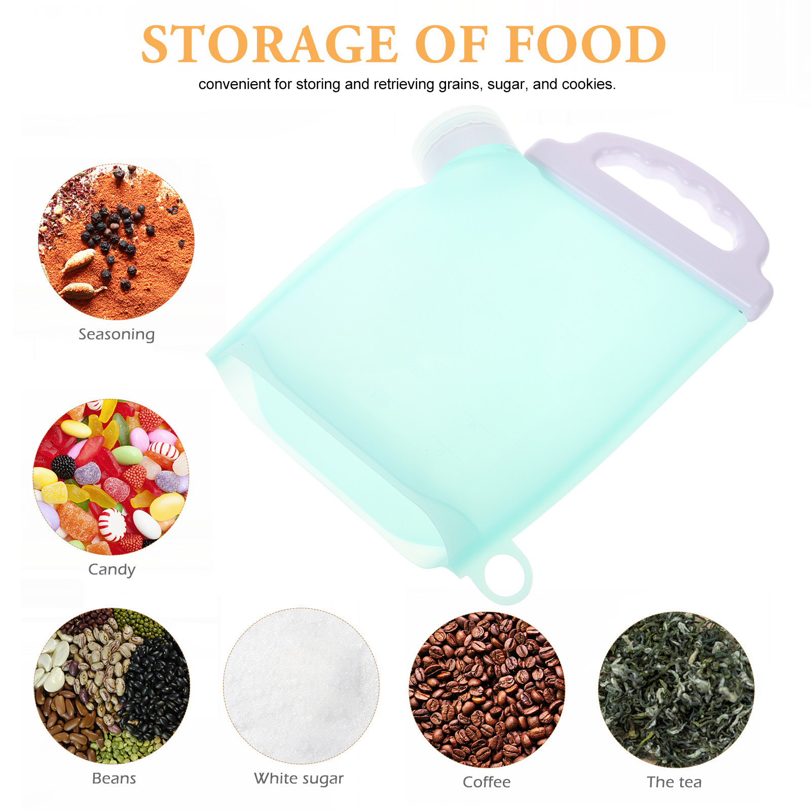 Large Capacity Reusable Silico - огляд і ціна Food Storage Silicone Bags