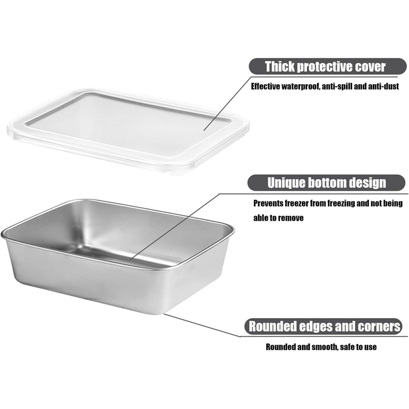 Stainless Steel Containers for - огляд і ціна Food Storage With Lids