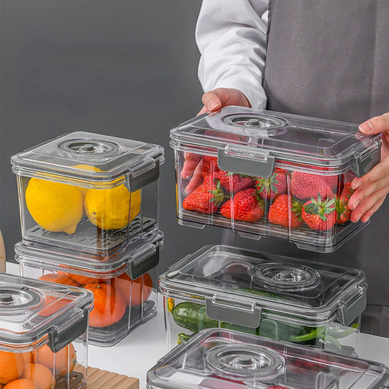 Vacuum Fresh-keeping Transpare - огляд і ціна Food Storage Freezer Containers