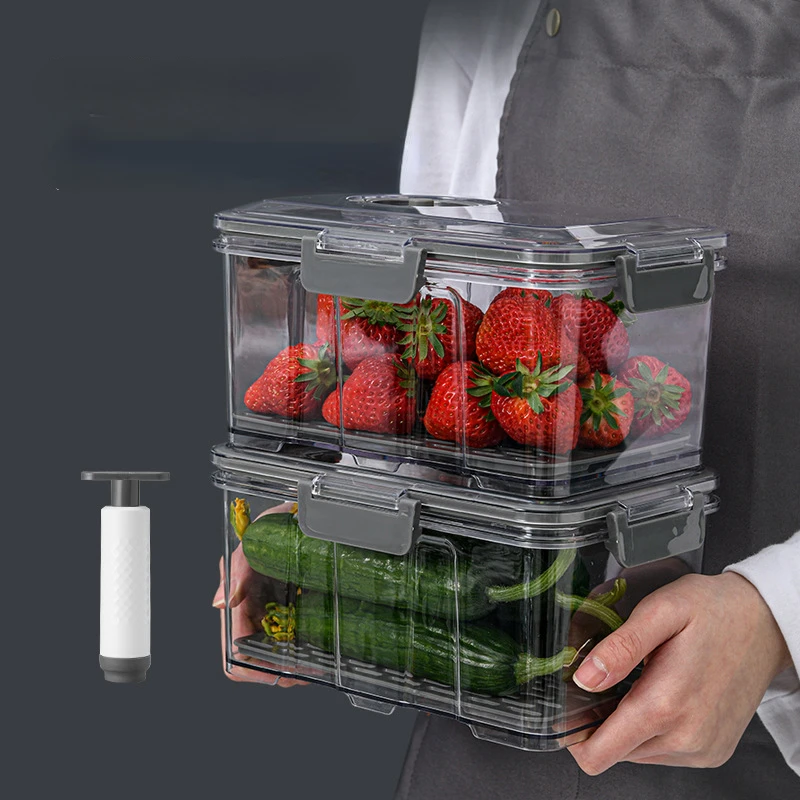 Vacuum Fresh-keeping Transpare - огляд і ціна Food Storage Freezer Containers