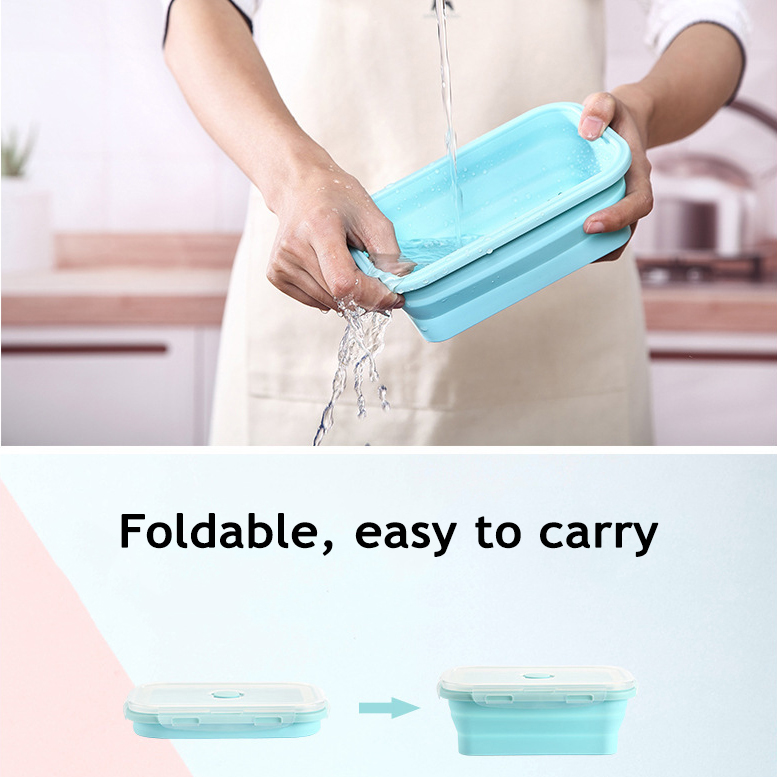 Collapsible Silicone Food Stor - огляд і ціна Food Storage Freezer Containers