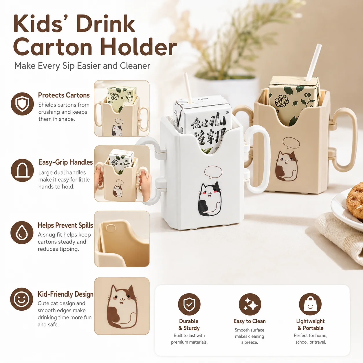 1pc Bottle Cup Milk Holder Adj - огляд і ціна Food Storage Food Safety