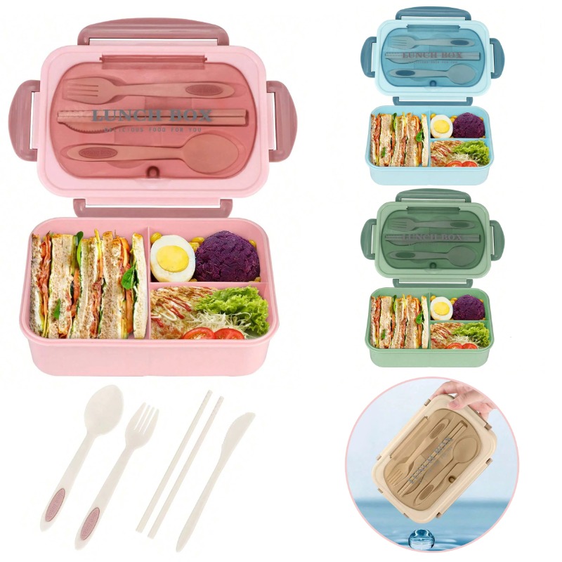 3pcs/1pc Bento Box Adult Lunch - огляд і ціна Food Storage Drawer Organizer