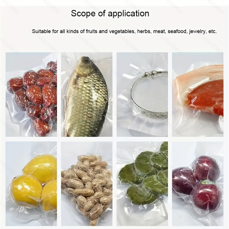 4pcs Vacuum Sealer Bags: 4 Rol - огляд і ціна Food Storage Bags Xl
