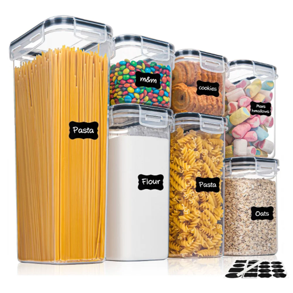 Kitchen 7pcs Food Containers S - огляд і ціна Food Storage Acrylic Containers