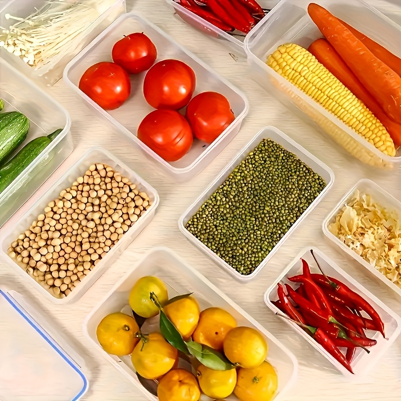 8Pcs Set Includes 4 Containers - огляд і ціна Food Storage Drawer Organizer