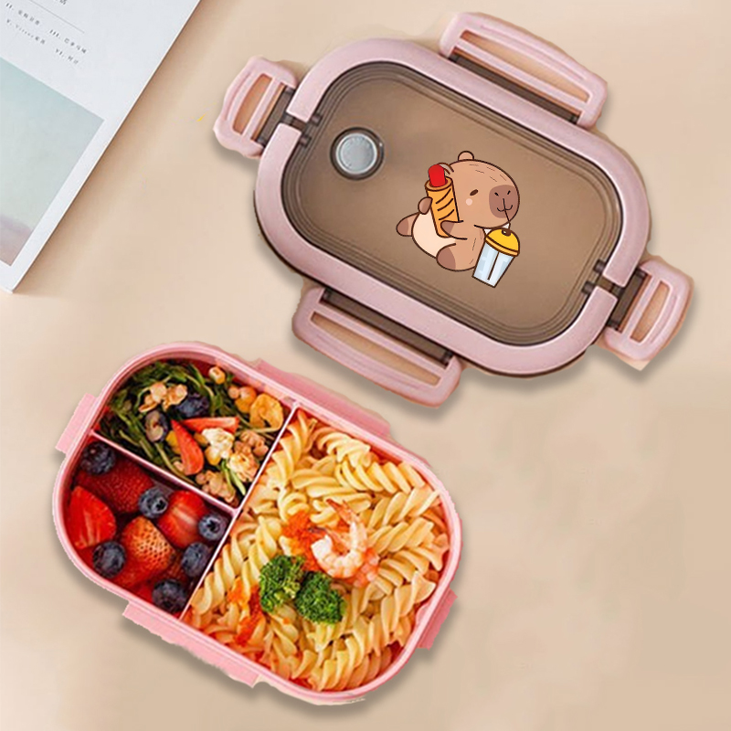 Capybara Bento Lunch Box Anime - огляд і ціна Food Storage Drawer Organizer