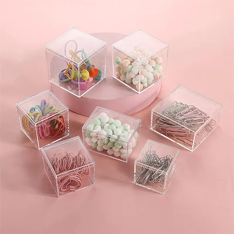 12 PCS Transparent Acrylic Box - огляд і ціна Food Storage Acrylic Containers