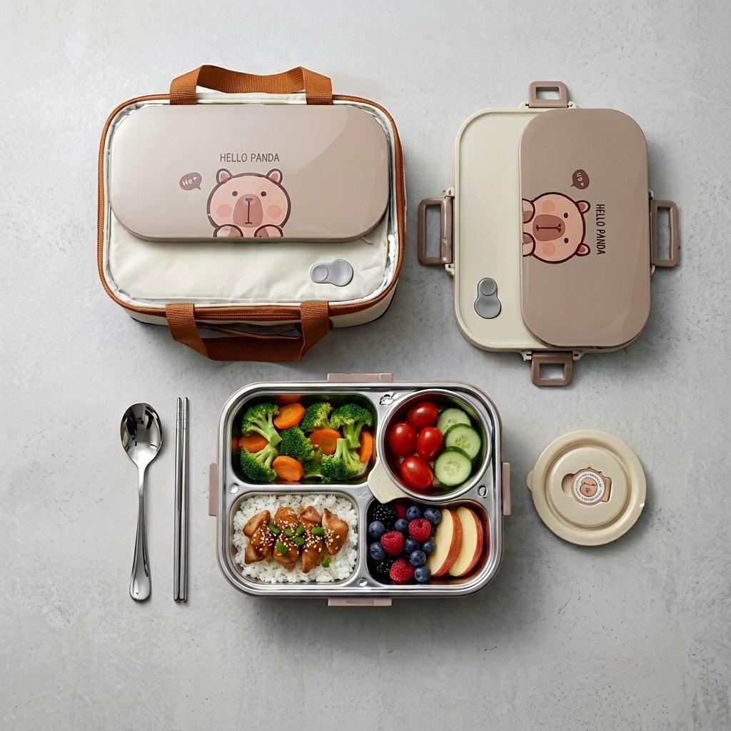 304 Stainless Steel Bento Lunc - огляд і ціна Food Storage Drawer Organizer