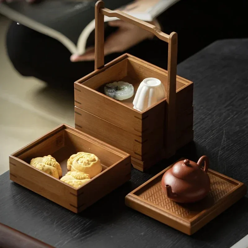 Bamboo Storage Basket Traditio - огляд і ціна Food Storage Acrylic Containers