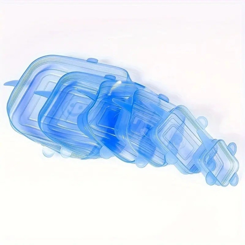 6PCS Useful Reusable Fresh-kee - огляд і ціна Silicone Stretch Lid