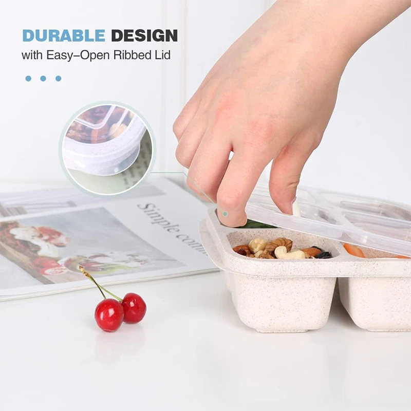4 Grids Food Storage Box Porta - огляд і ціна Food Storage Box Plastic