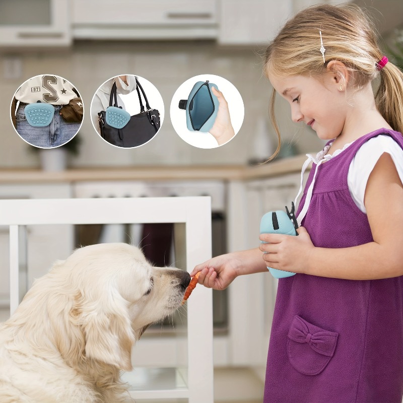 Silicone Dog Treat Bag Portabl - огляд і ціна Food Storage Silicone Bags