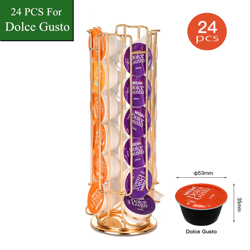 New Gold 24Cups Rotatable Coff - огляд і ціна Food Storage Types