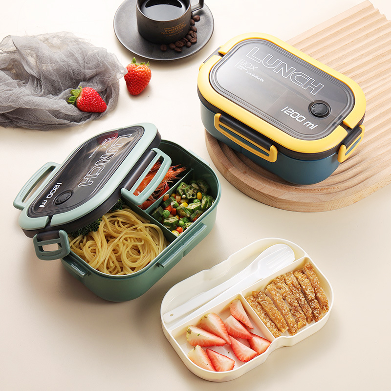 Single Double-layer Lunch Box  - огляд і ціна Food Storage Drawer Organizer