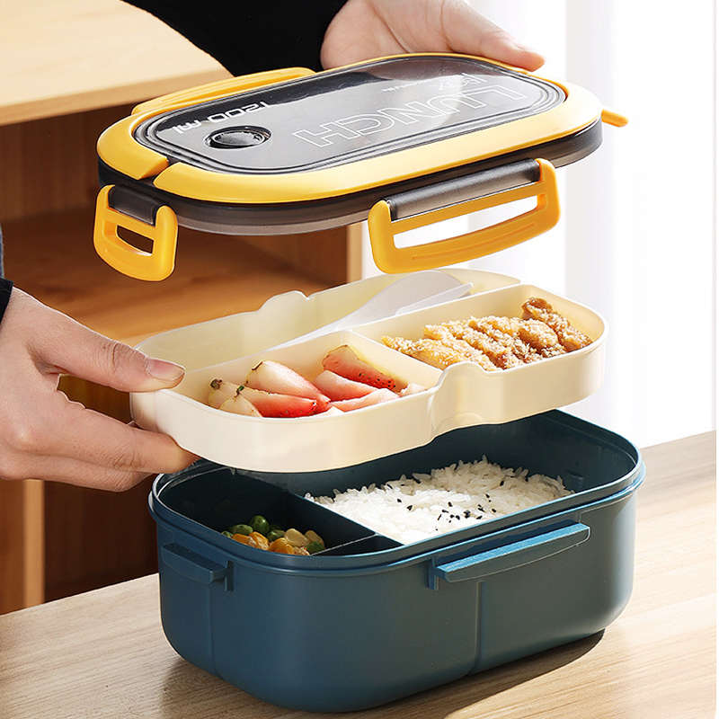 Single Double-layer Lunch Box  - огляд і ціна Food Storage Drawer Organizer