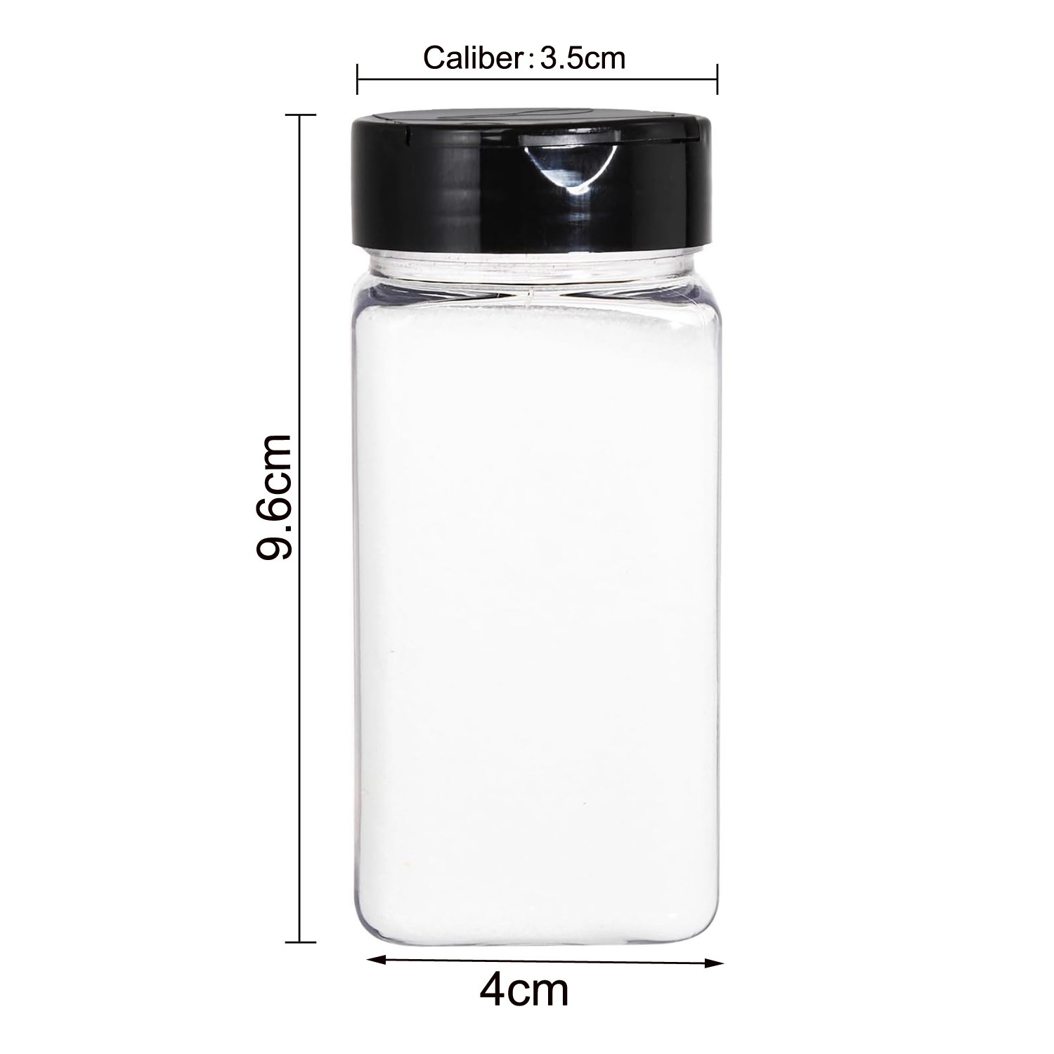 Square Large Plastic Spice Jar - огляд і ціна Food Storage Warehouse