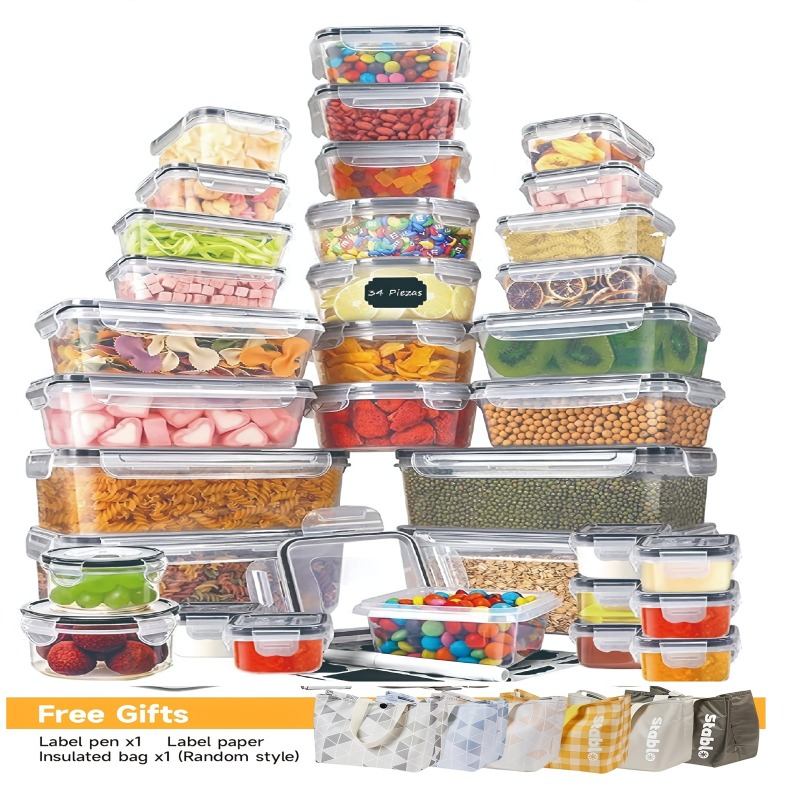 48PCS BPA-Free Food Storage Se - огляд і ціна Food Storage Warehouse