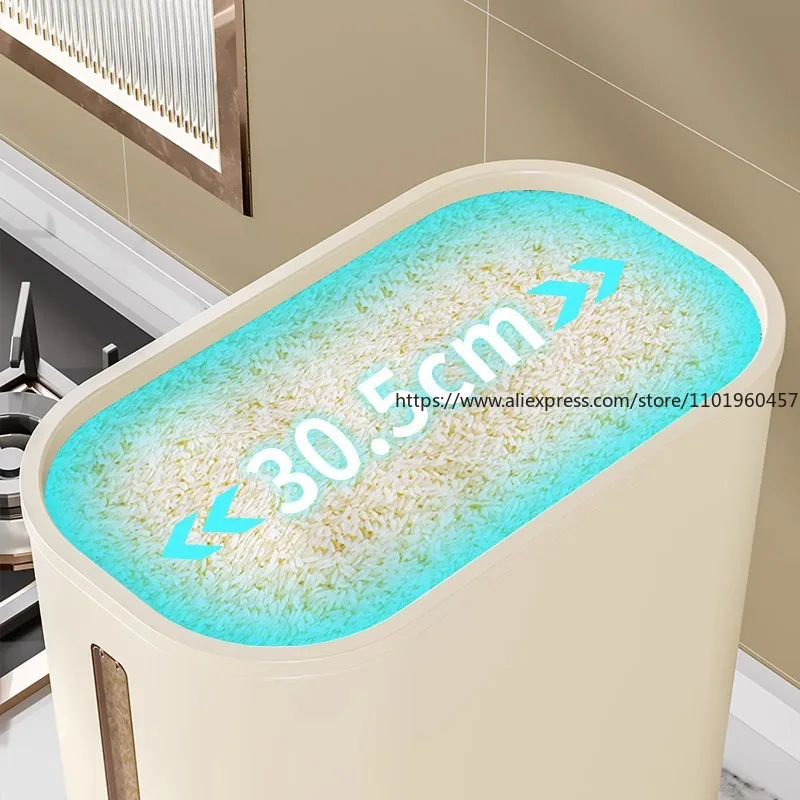 Food-Grade Rice Storage Contai - огляд і ціна Food Storage Acrylic Containers