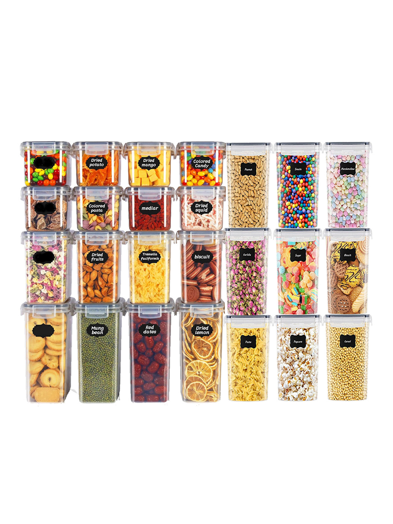 48pcs, Sealed Food Storage Con - огляд і ціна Food Storage Warehouse