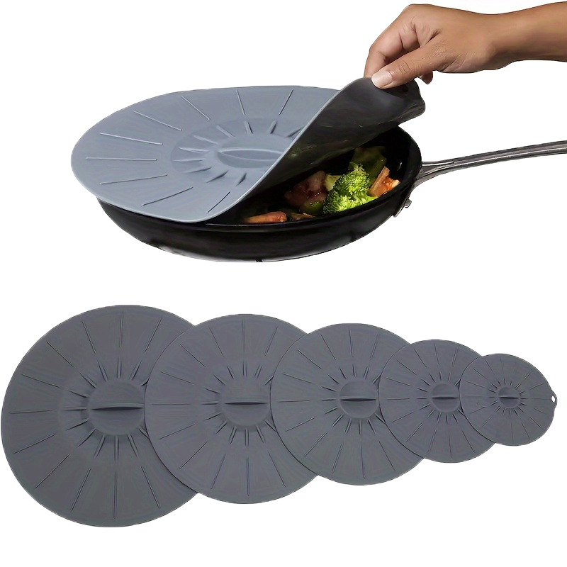 5Pcs Universal Silicone Bowl C - огляд і ціна Silicone Stretch Lid