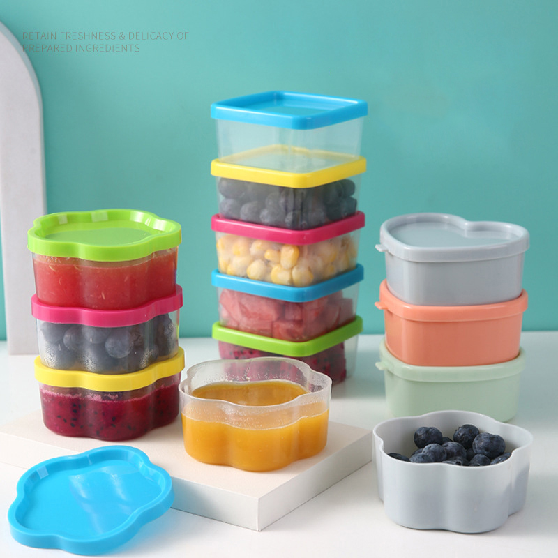 HUA HUA 8/9Pcs Mini Squeeze Bo - огляд і ціна Food Storage Acrylic Containers
