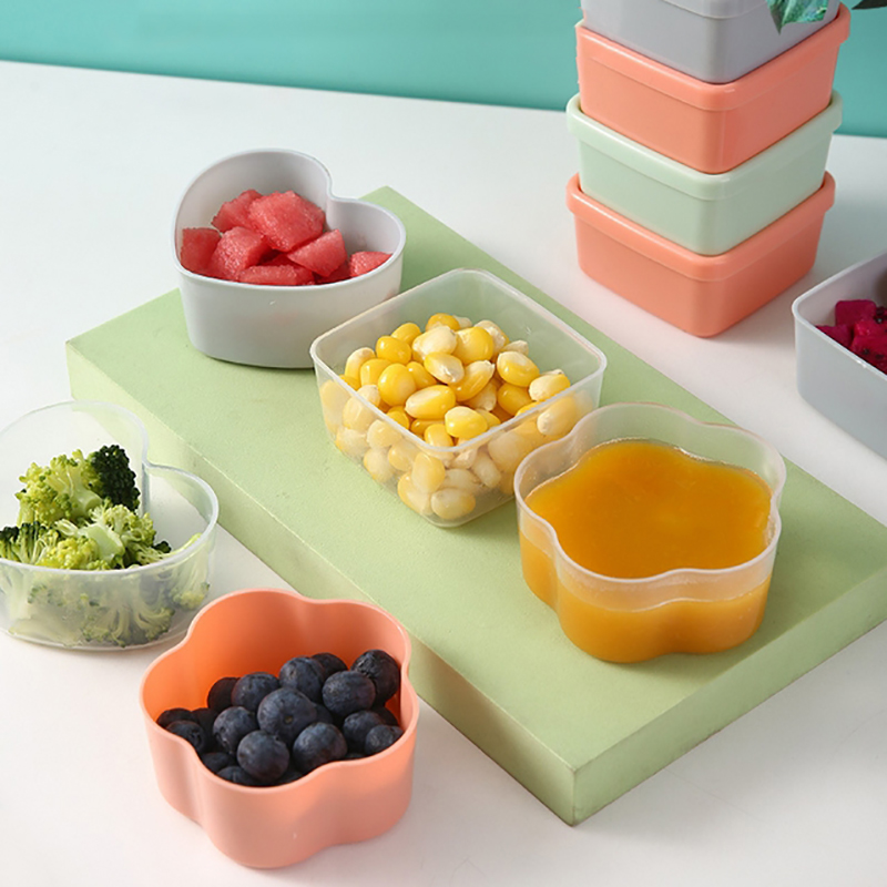 HUA HUA 8/9Pcs Mini Squeeze Bo - огляд і ціна Food Storage Acrylic Containers