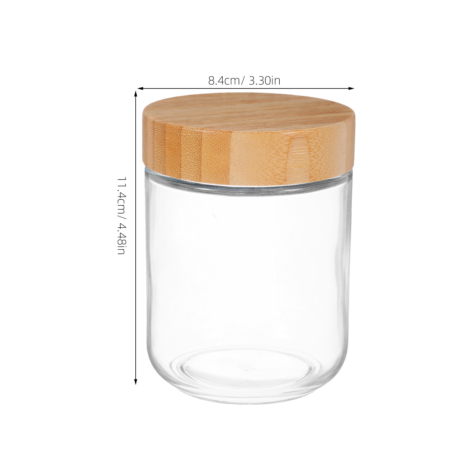 4Pcs Glass Kitchen Storage Jar - огляд і ціна Food Storage With Lids