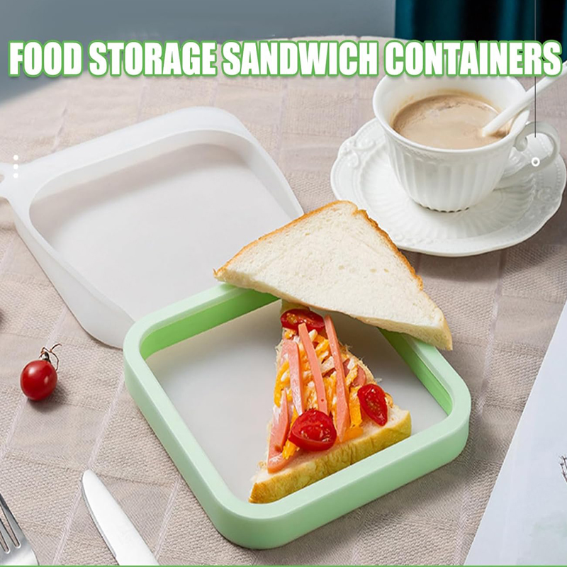 Silicone Sandwich Toast Bento  - огляд і ціна Food Storage Silicone Bags